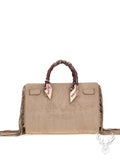 Canyon Tote Fringes Suede Grey Rue Madam Paris