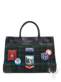 Chamonix Tote Tartan Green Rue Madam Paris