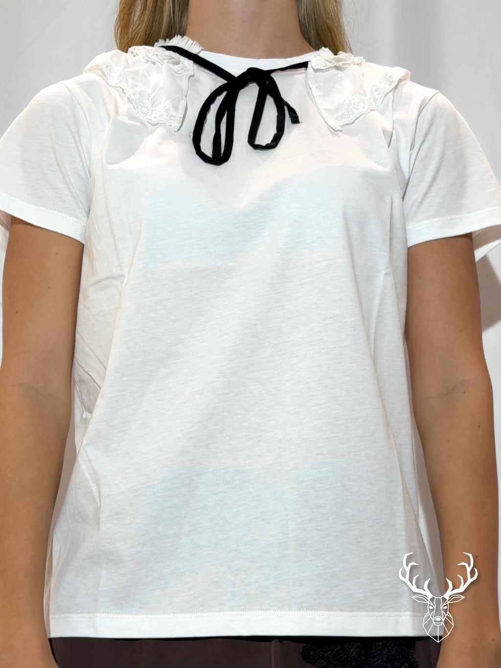 Neck Tees Lila Bianca Aniye By