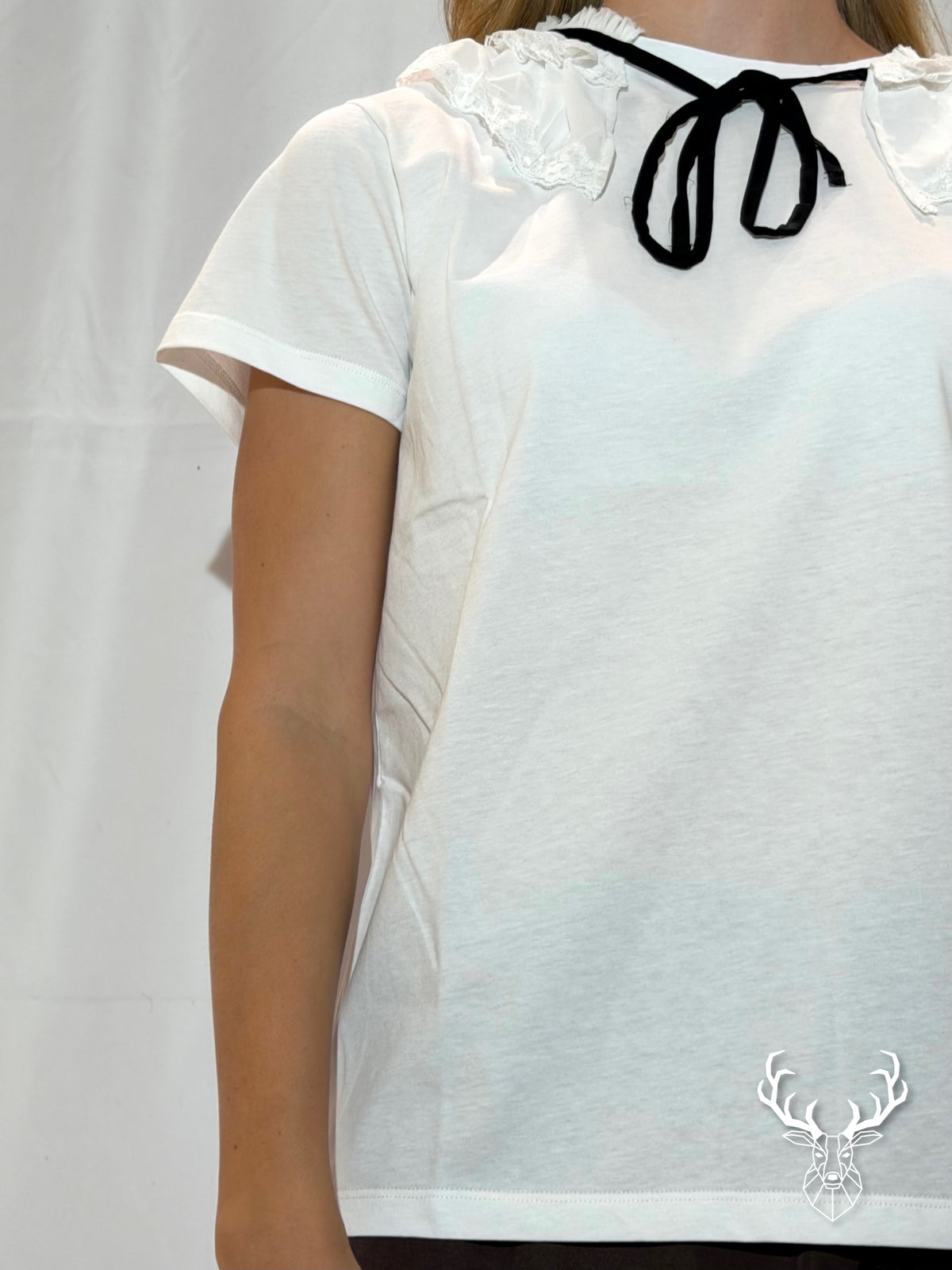 Neck Tees Lila Bianca Aniye By