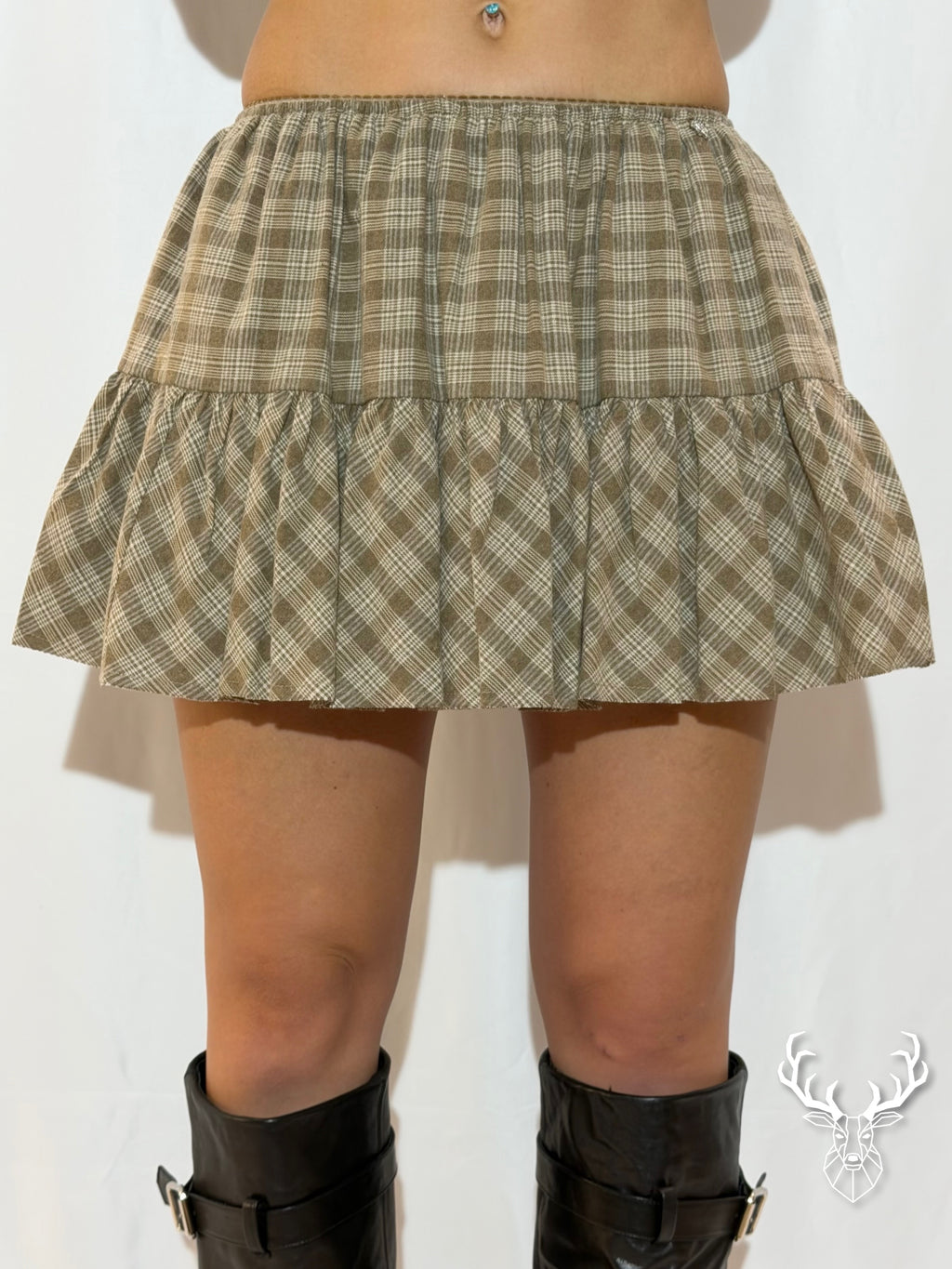 Mini Skirt Luzy Army Check