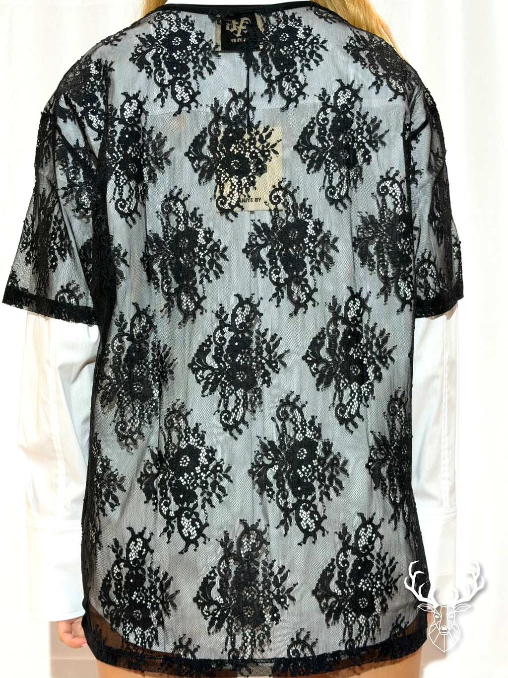 T-shirt Lace  Tees Lila Aniye By