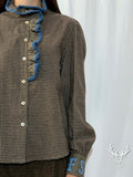 Camicia Microvichy con Gala Front Street