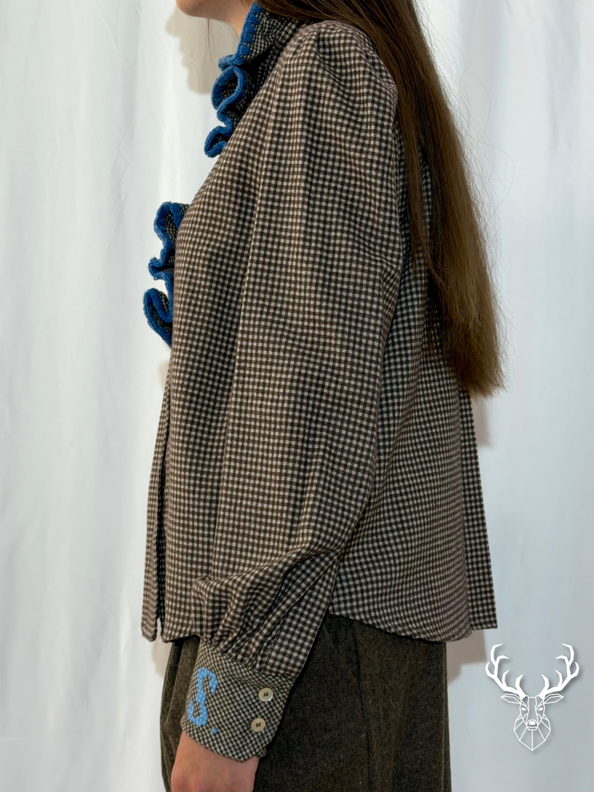 Camicia Microvichy con Gala Front Street