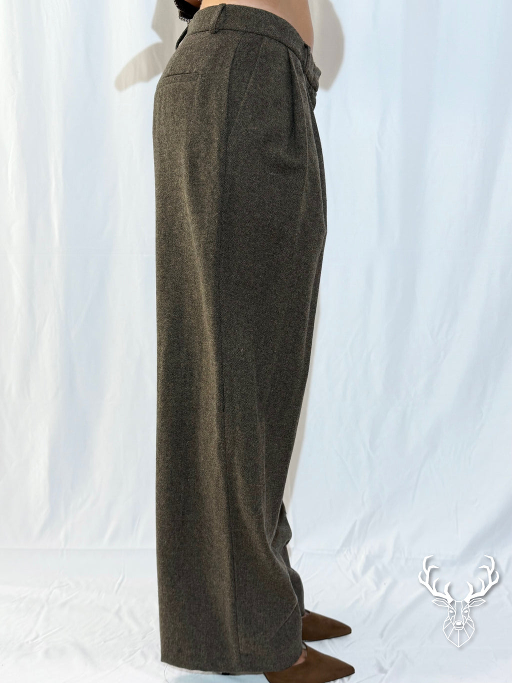 Pantalone a Spina di Pesce Front Street