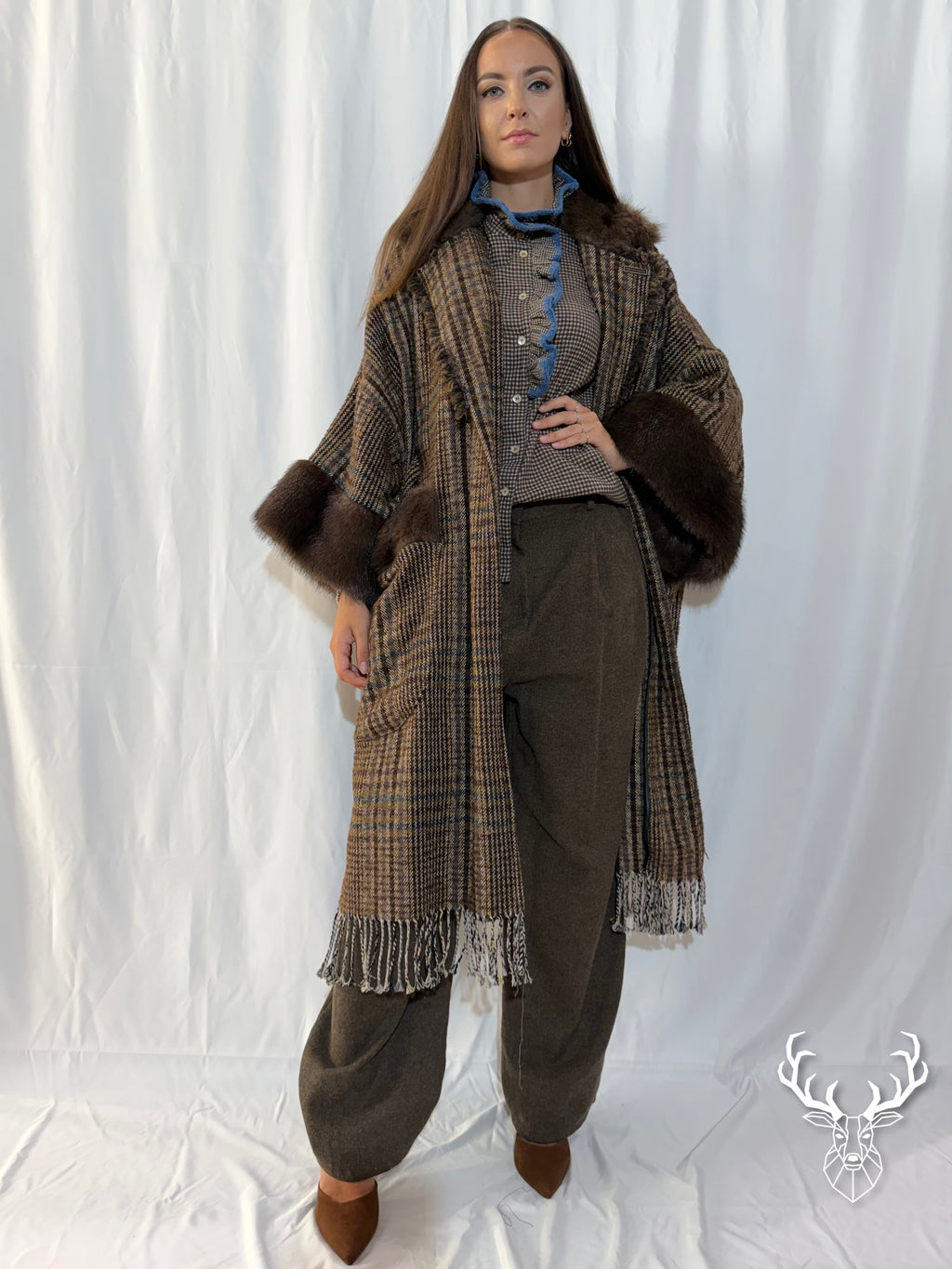 Jaquard Check Mantella Front Street