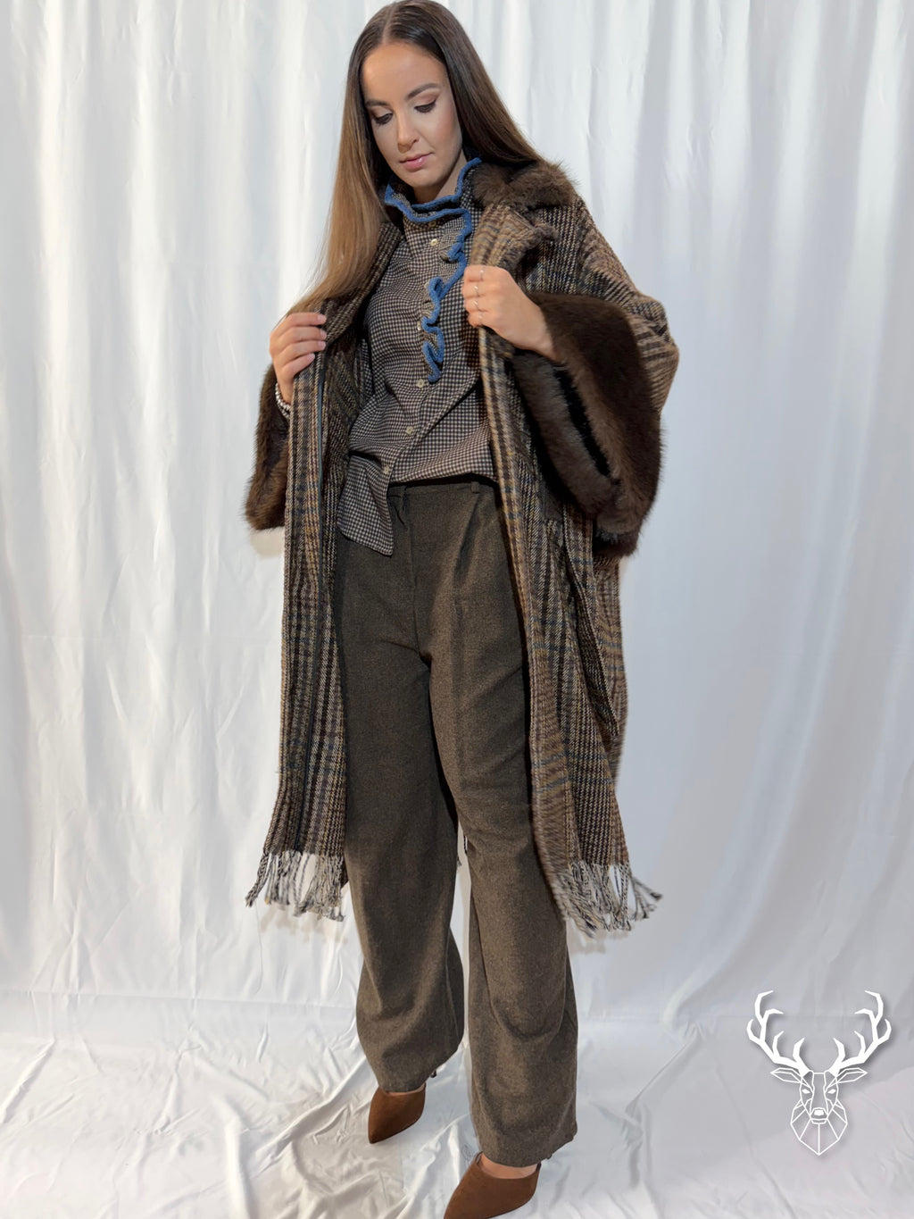 Jaquard Check Mantella Front Street