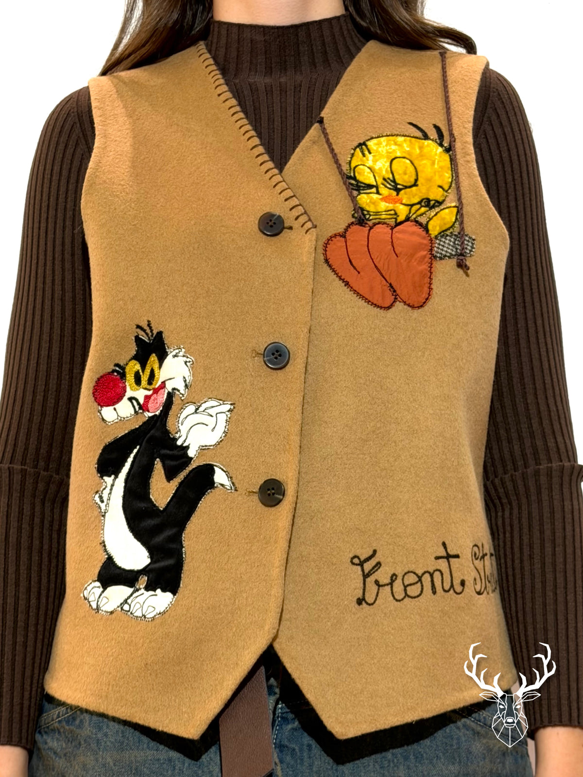 Gilet Sabbia Looney Tunes Front Street