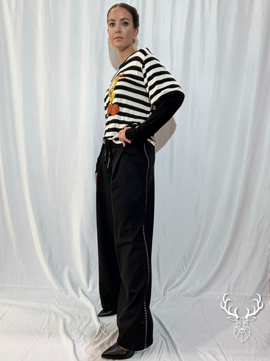 T-shirt Riga Manica Lunga Looney Tunes Front Street