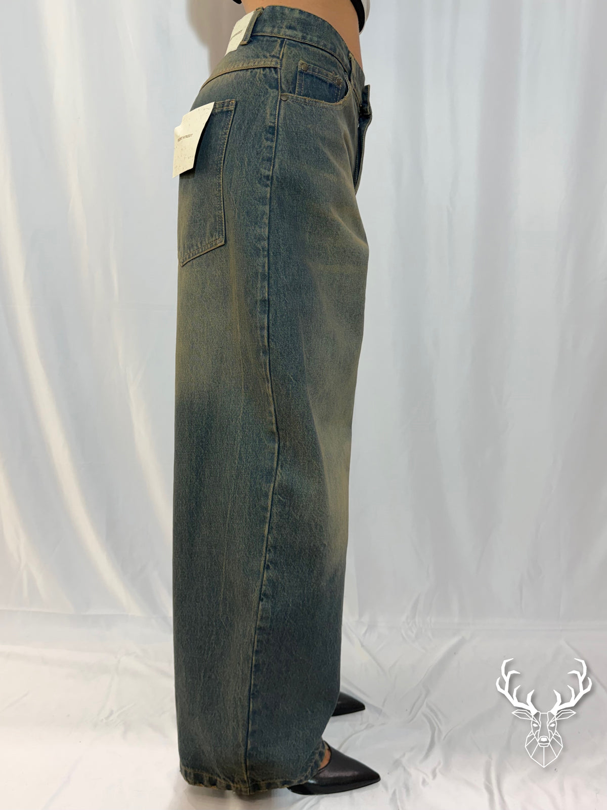 Balloon Fit Denim Front Street