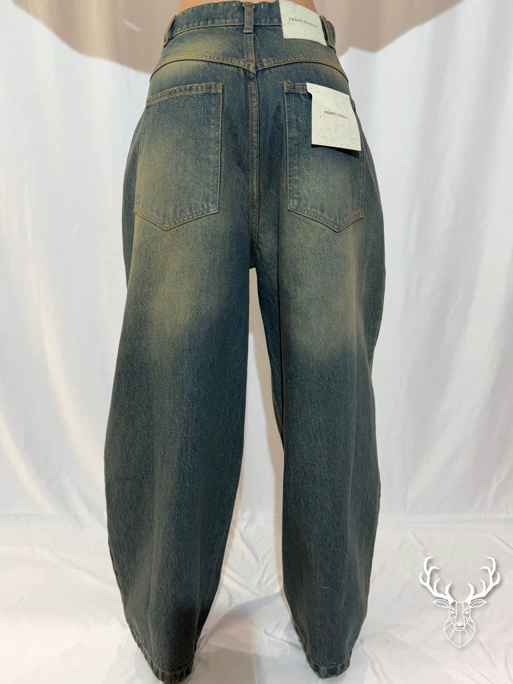 Balloon Fit Denim Front Street