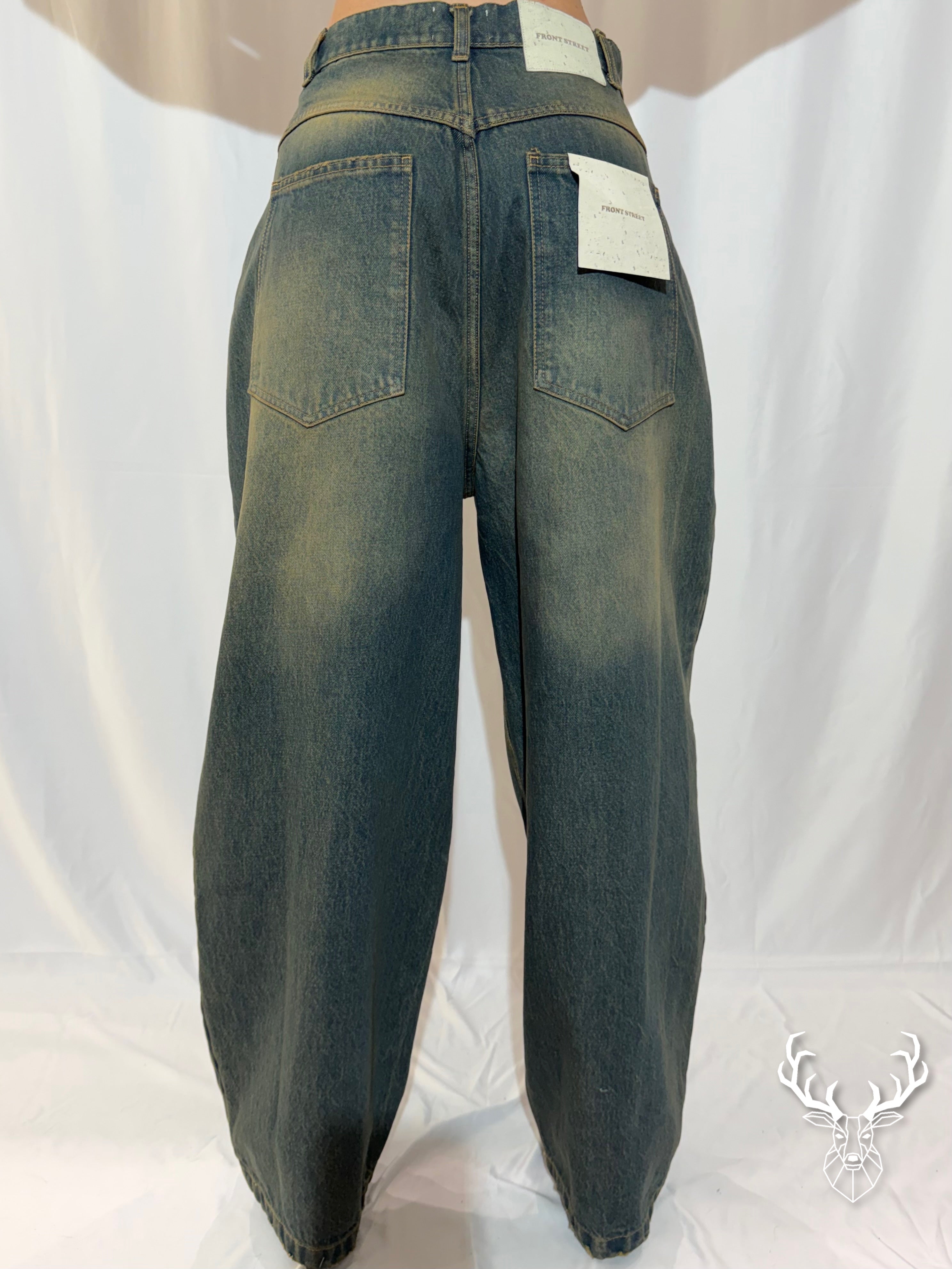 Balloon Fit Denim Front Street