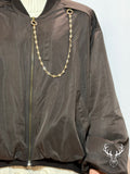 Bomber Oversize Gioiello Marrone Odi Et Amo