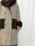 Cappotto Lungo Handmade con Pelliccia Front Street