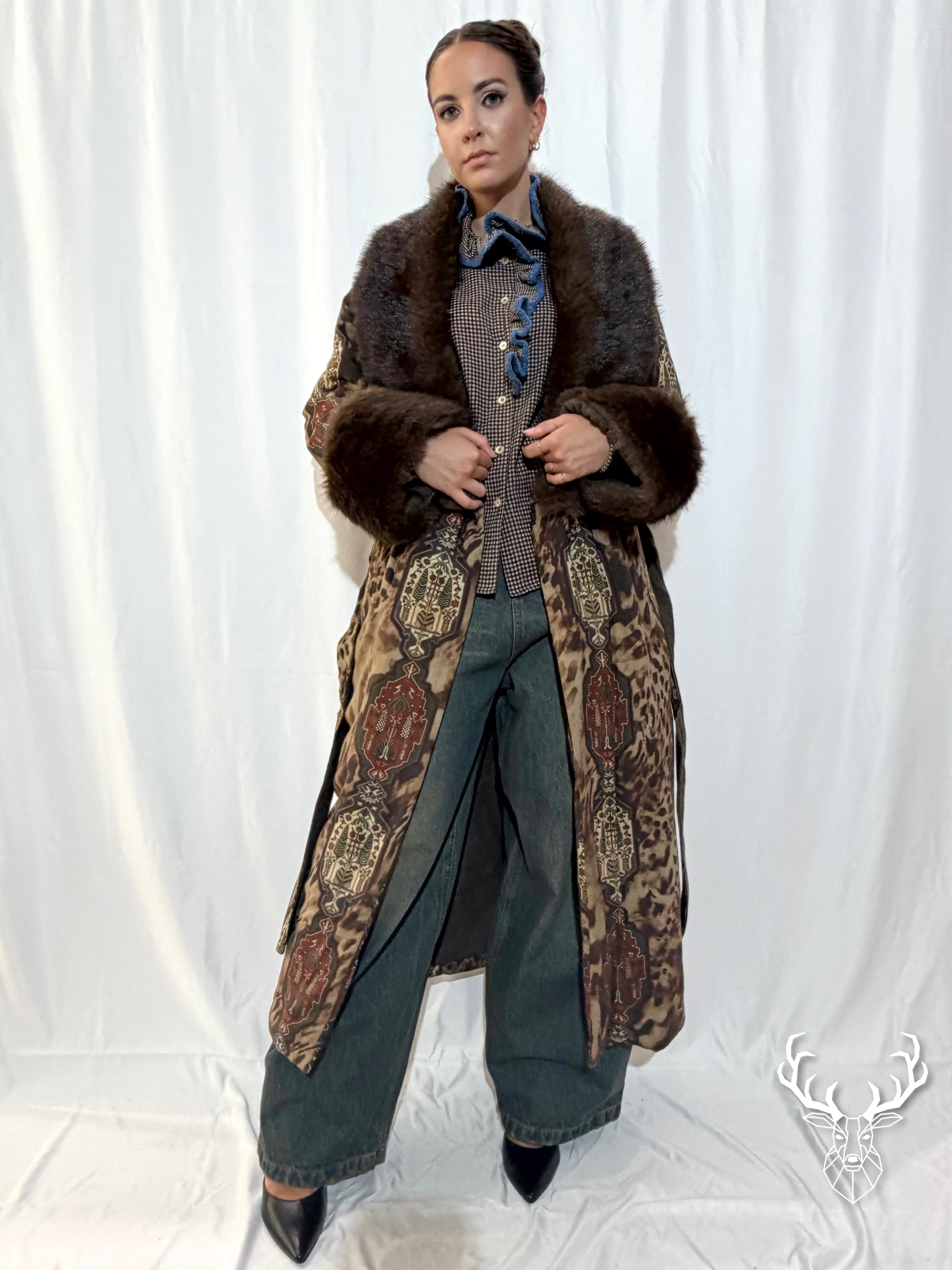Cappotto Kimono Leopard Front Street