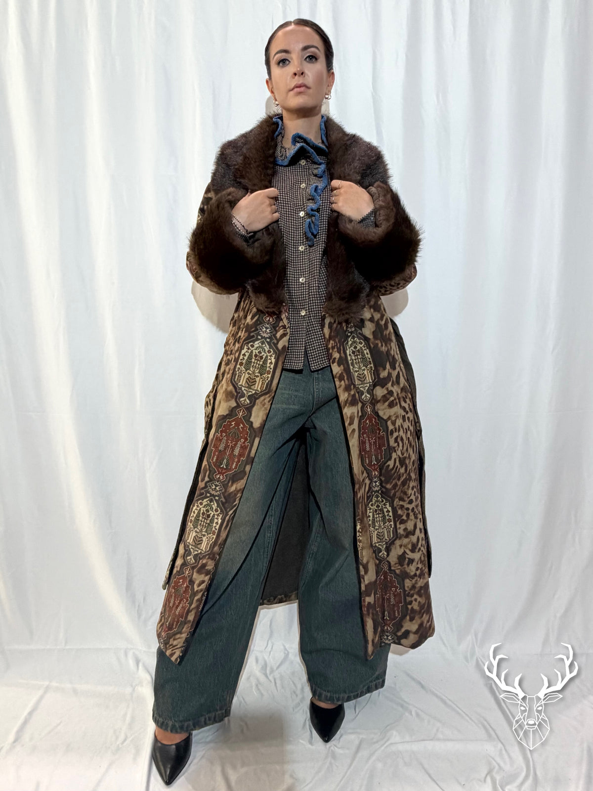 Cappotto Kimono Leopard Front Street