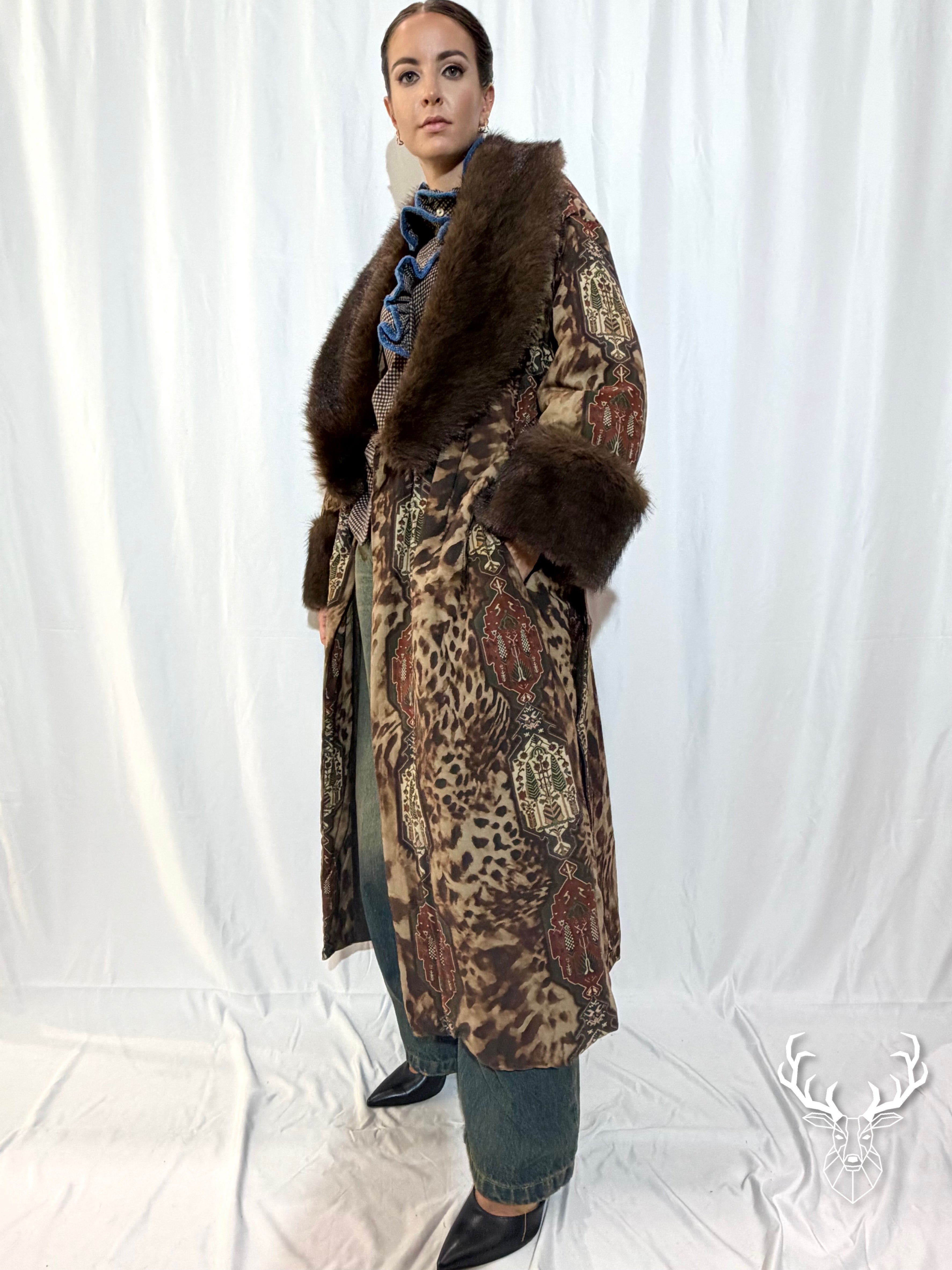 Cappotto Kimono Leopard Front Street