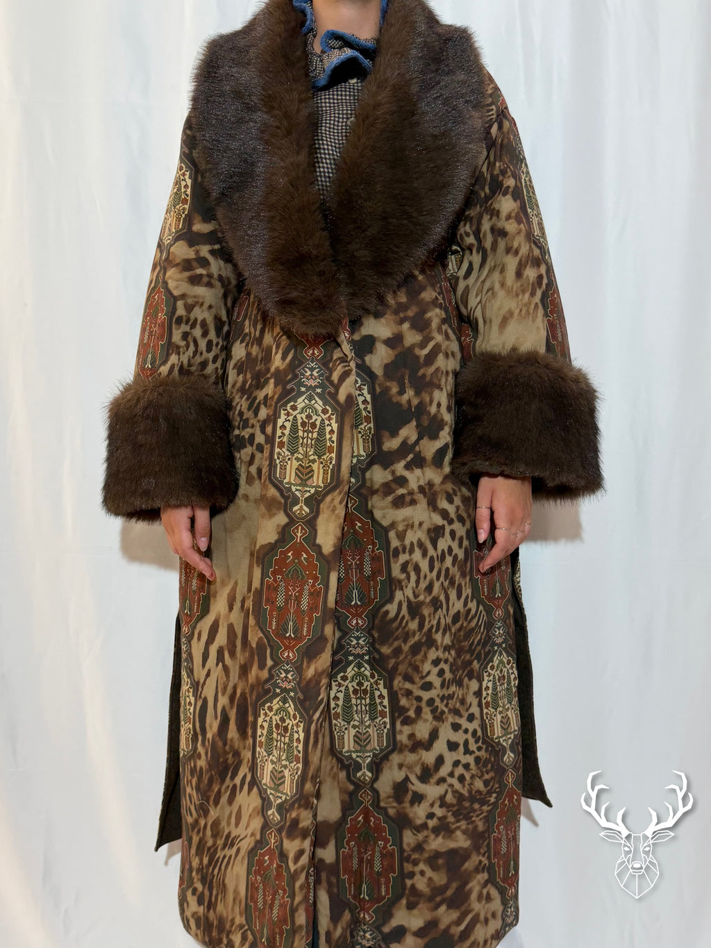 Cappotto Kimono Leopard Front Street