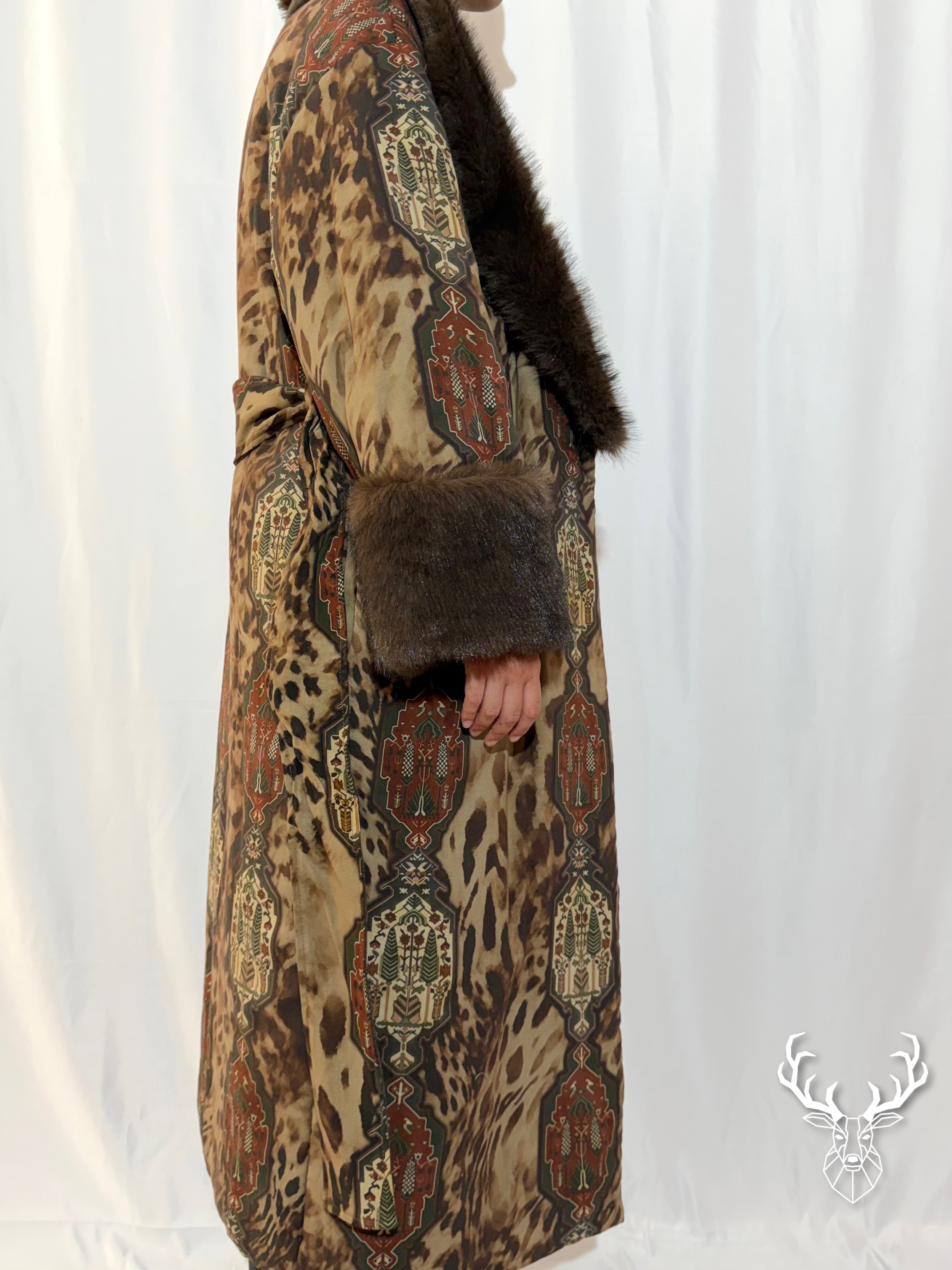 Cappotto Kimono Leopard Front Street