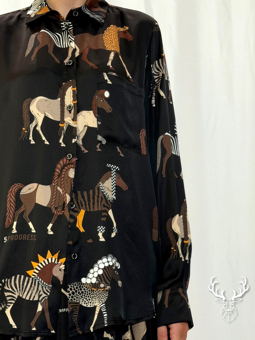 Camicia Horses Brown 5Progress