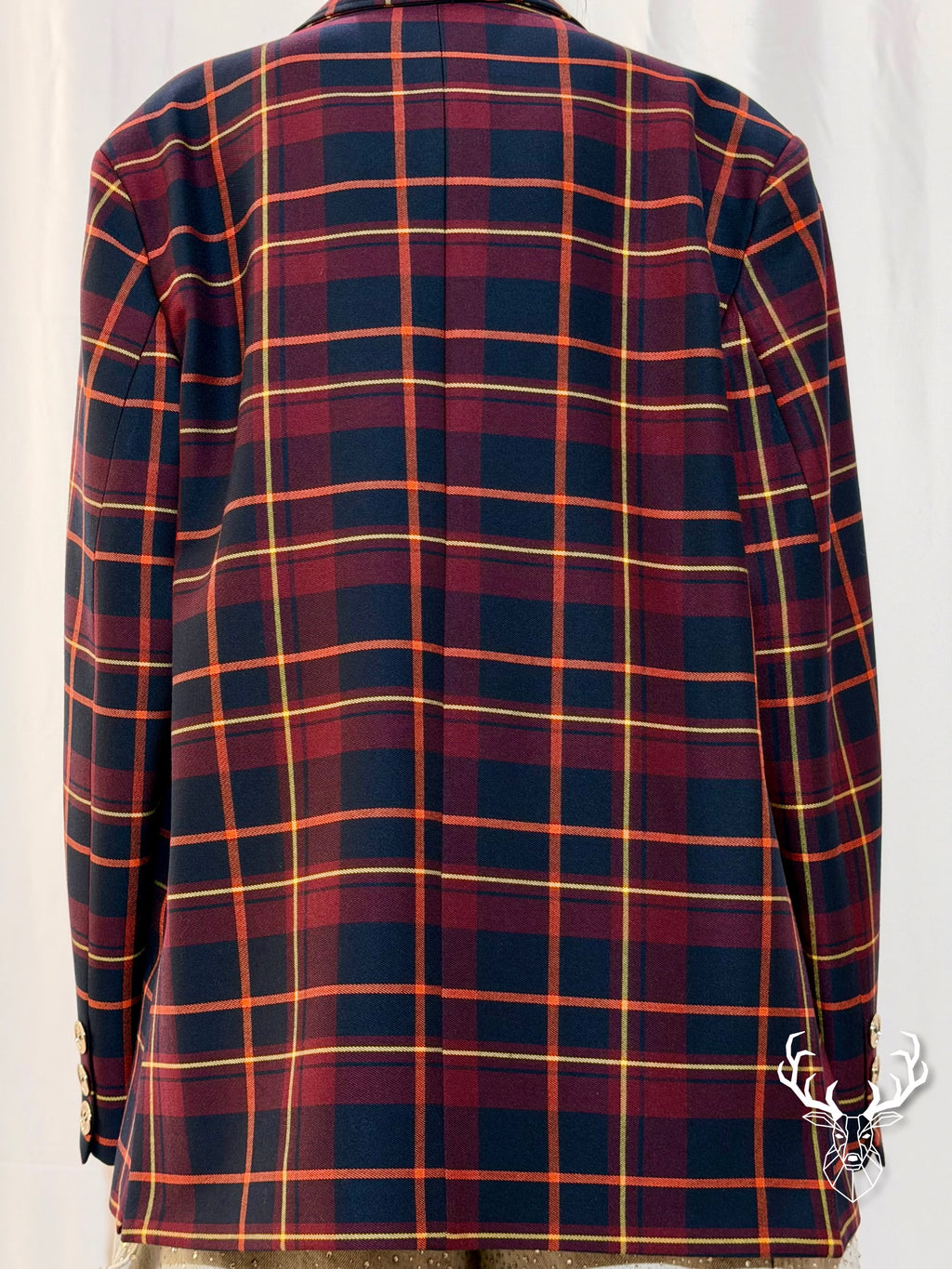 Blazer Tigri Tartan Bordeaux 5Progress