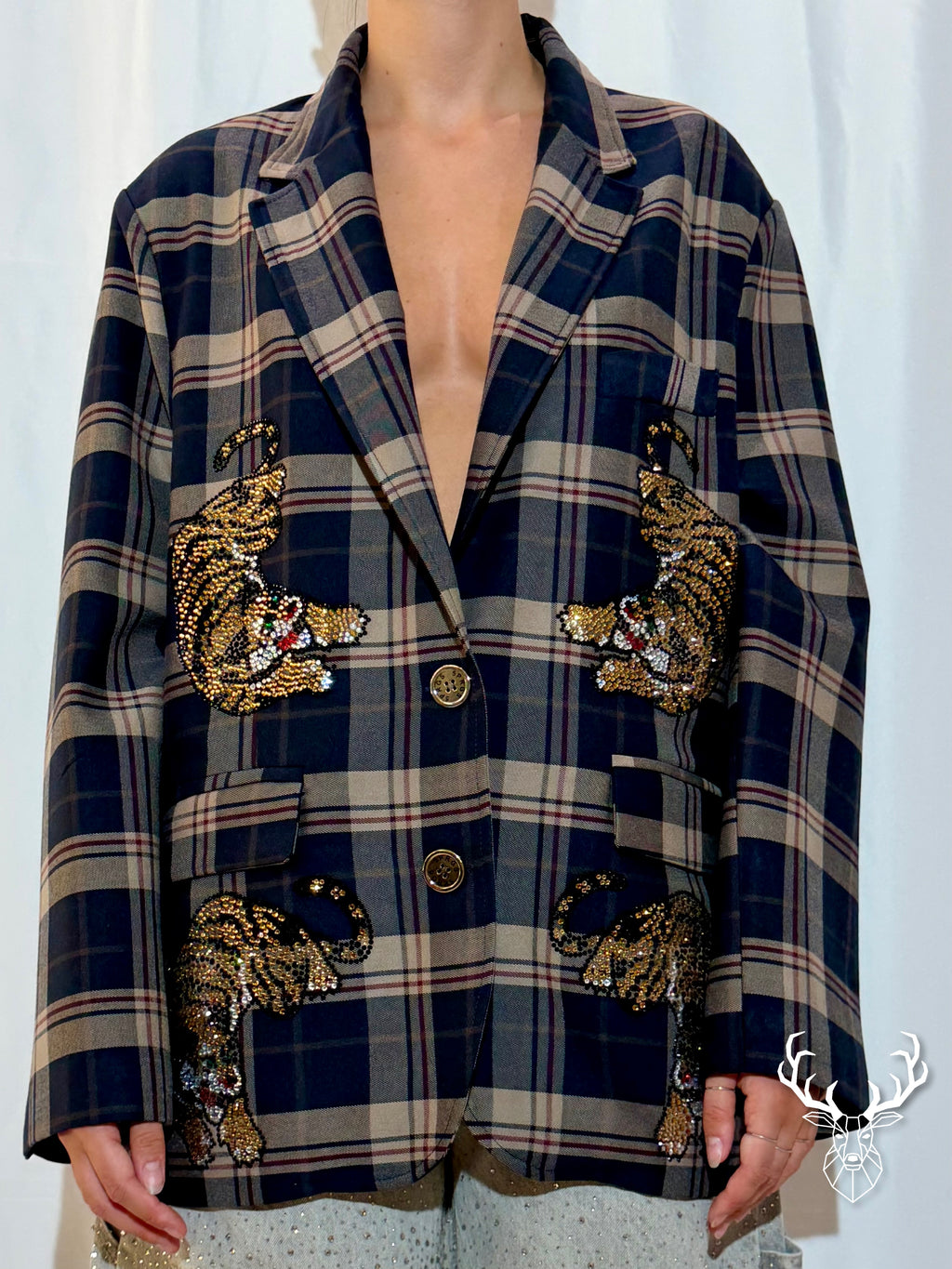 Blazer Tigri Tartan Blue 5Progress