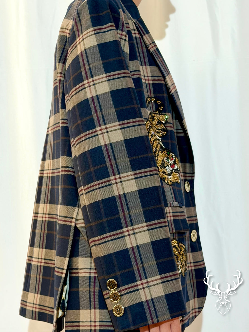 Blazer Tigri Tartan Blue 5Progress