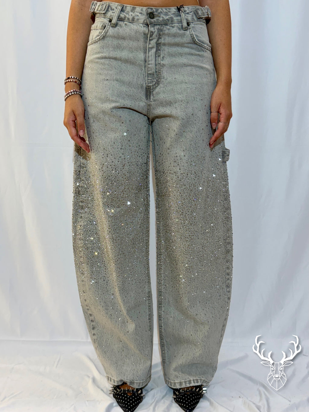 Jeans Balloon Strass 5Progress