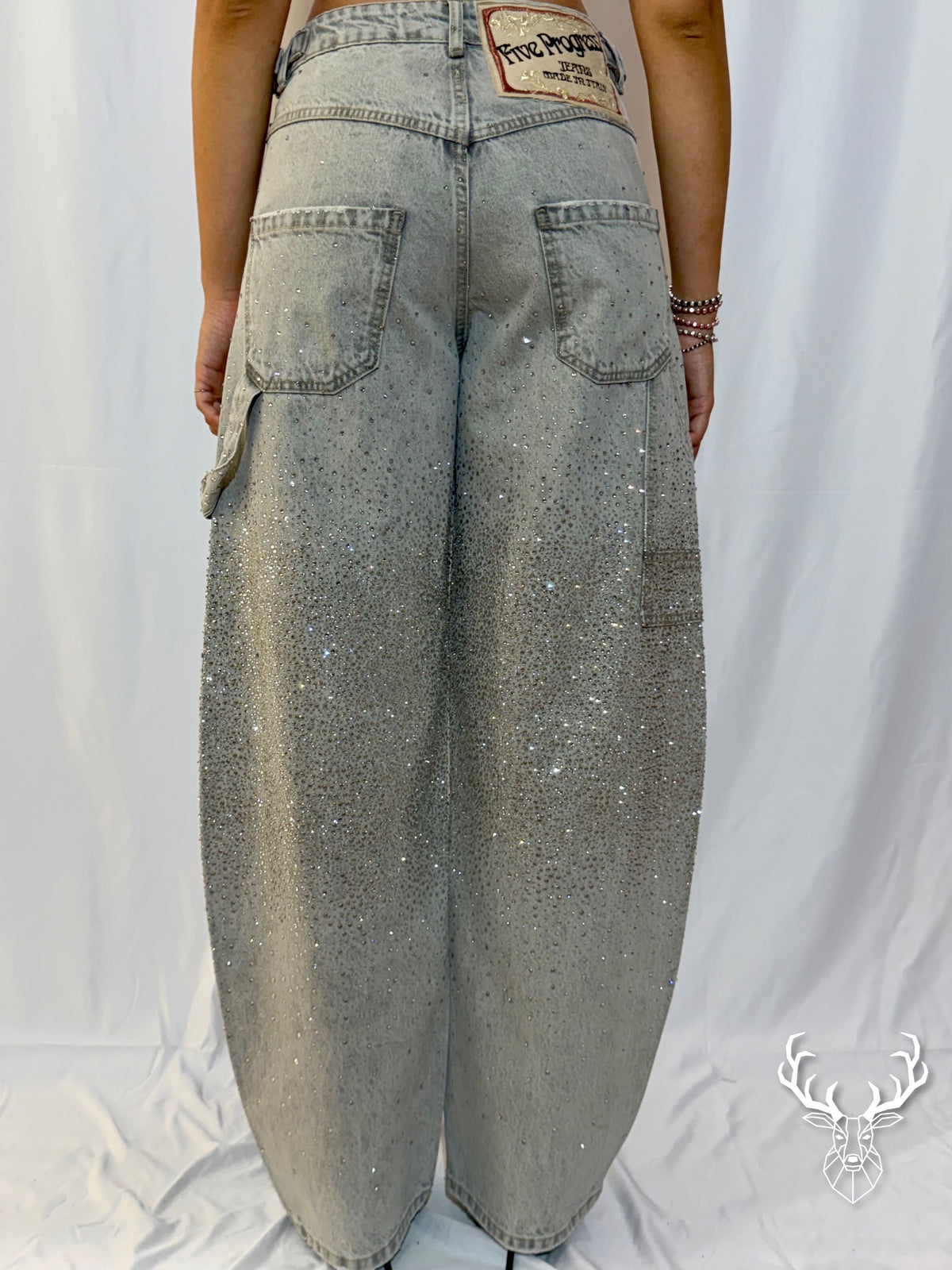 Jeans Balloon Strass 5Progress