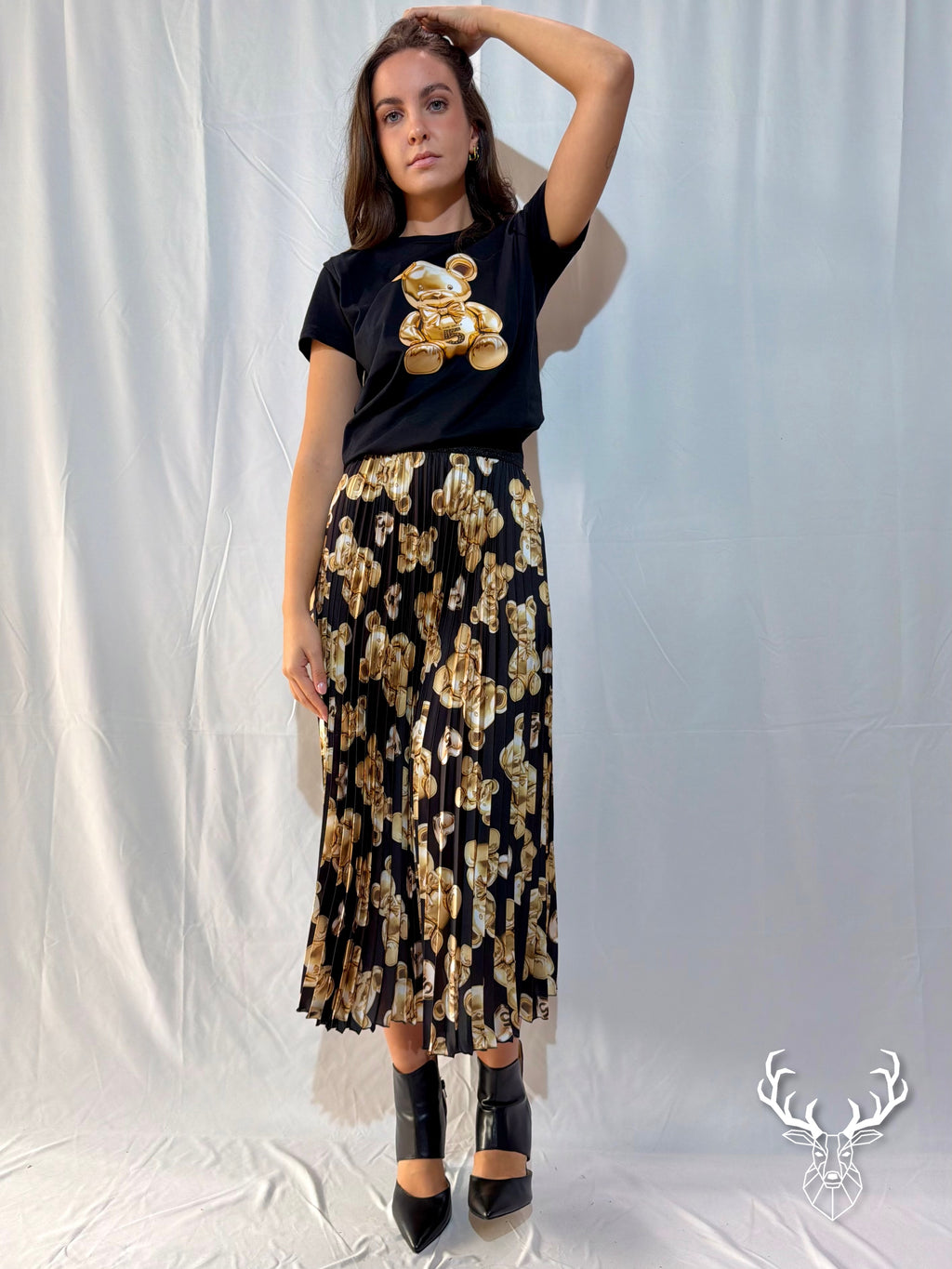 T-shirt Scirty Orsetto Oro Il Thè Delle 5