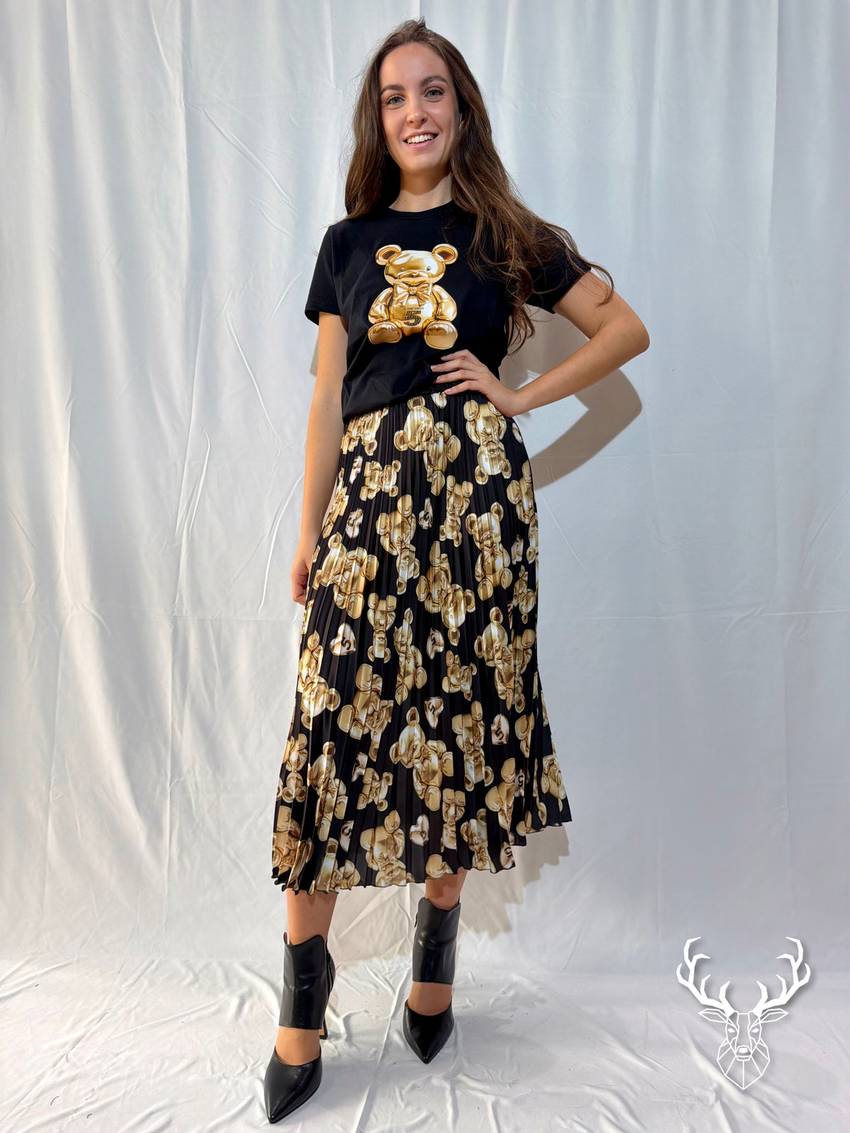 T-shirt Scirty Orsetto Oro Il Thè Delle 5