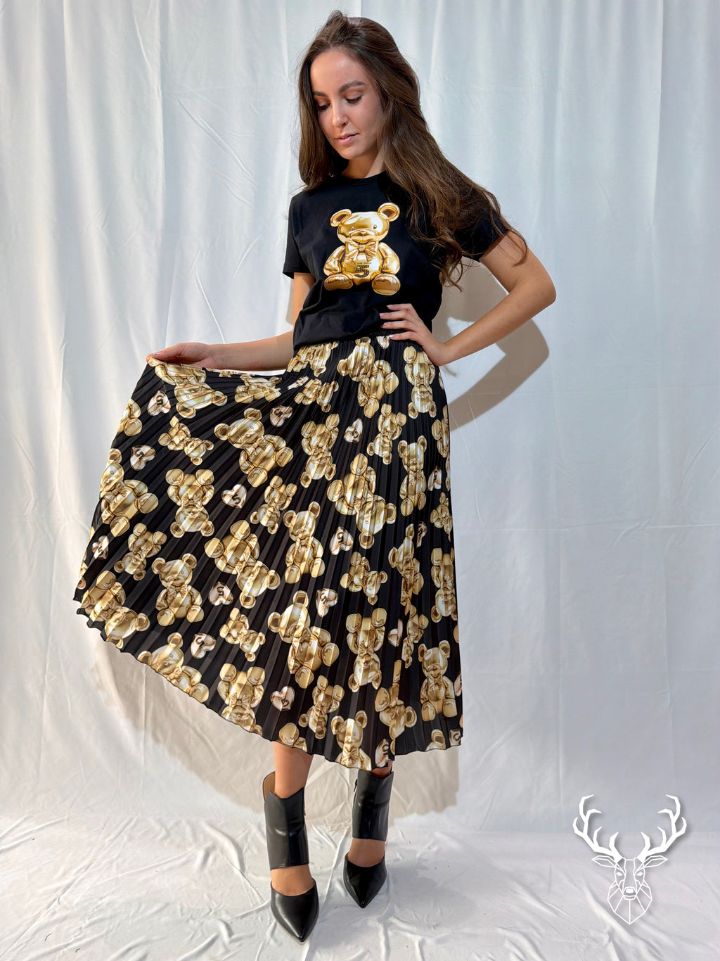 T-shirt Scirty Orsetto Oro Il Thè Delle 5
