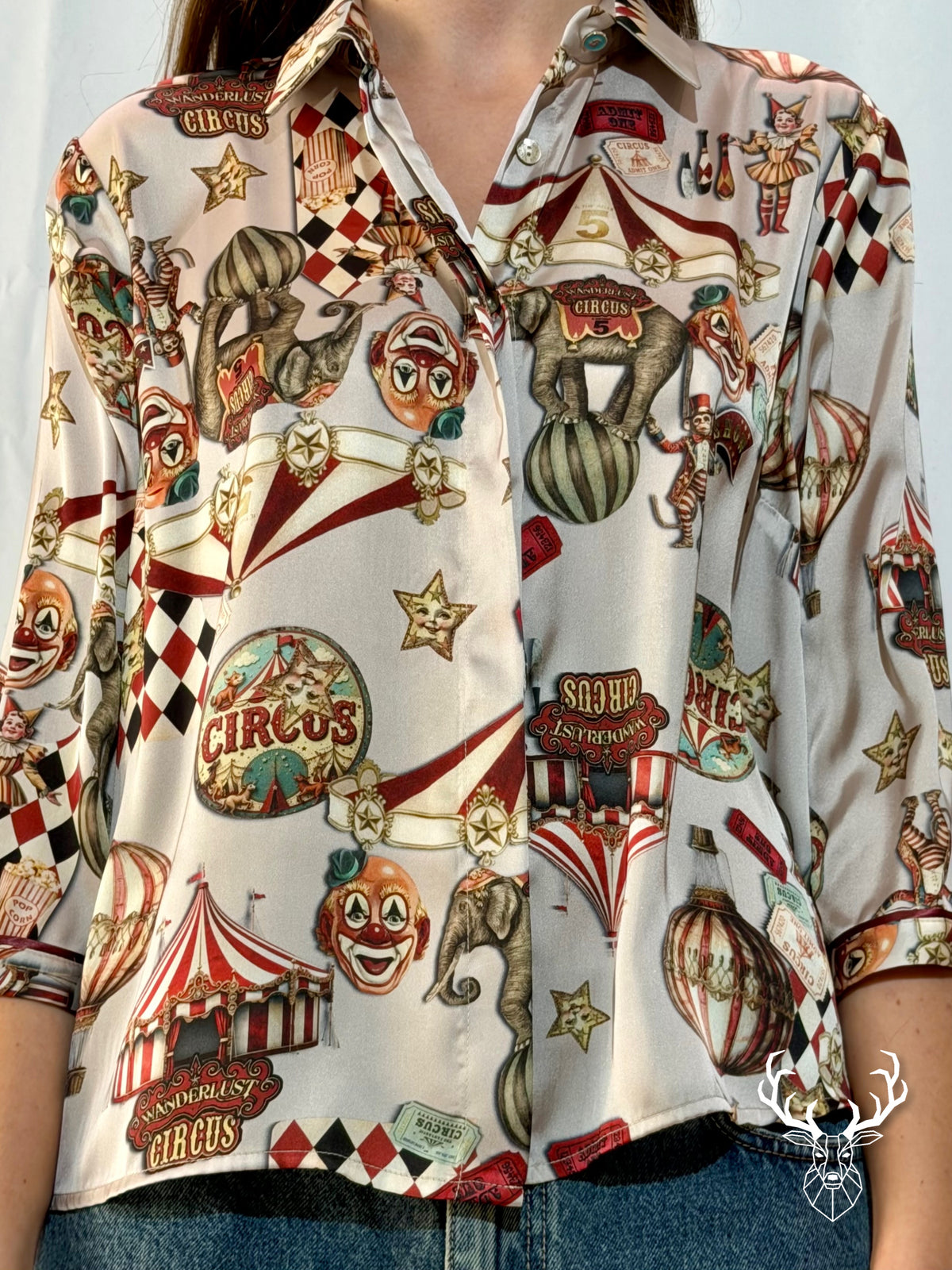 Camicia Spoon Circus Avorio Il Thè Delle 5