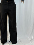 Pantalone Tweed Nero 5Progress