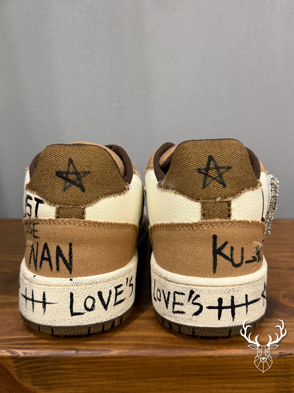 Sneaker Leather Brown Nan-Ku