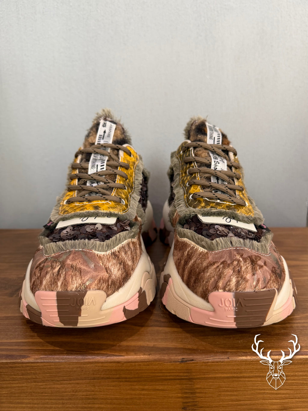 Sneaker Cozy Brown & Pink Joia Paris