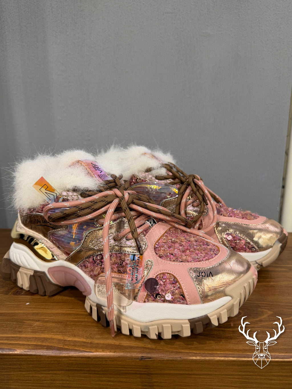 Sneaker Clash Pink Gold Joia Paris