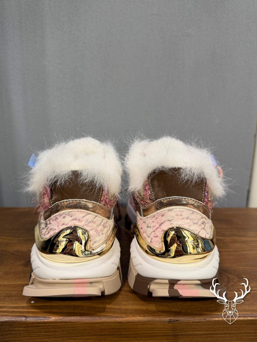 Sneaker Clash Pink Gold Joia Paris