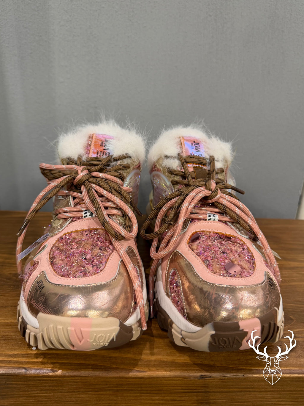 Sneaker Clash Pink Gold Joia Paris
