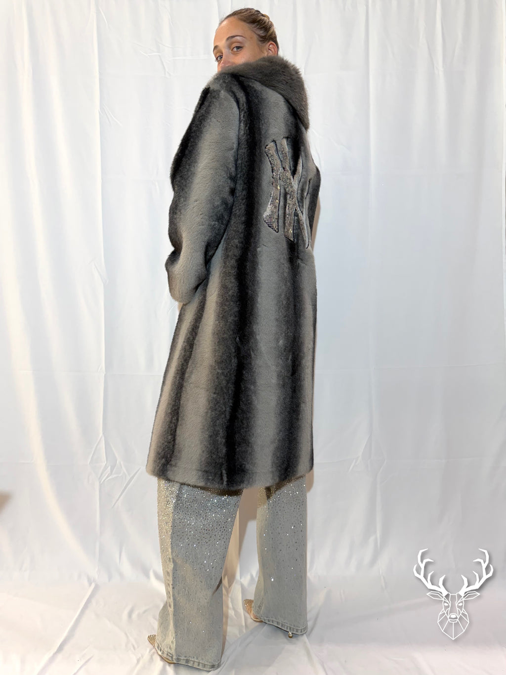 Cappotto Eco-Fur Grey 5Progress