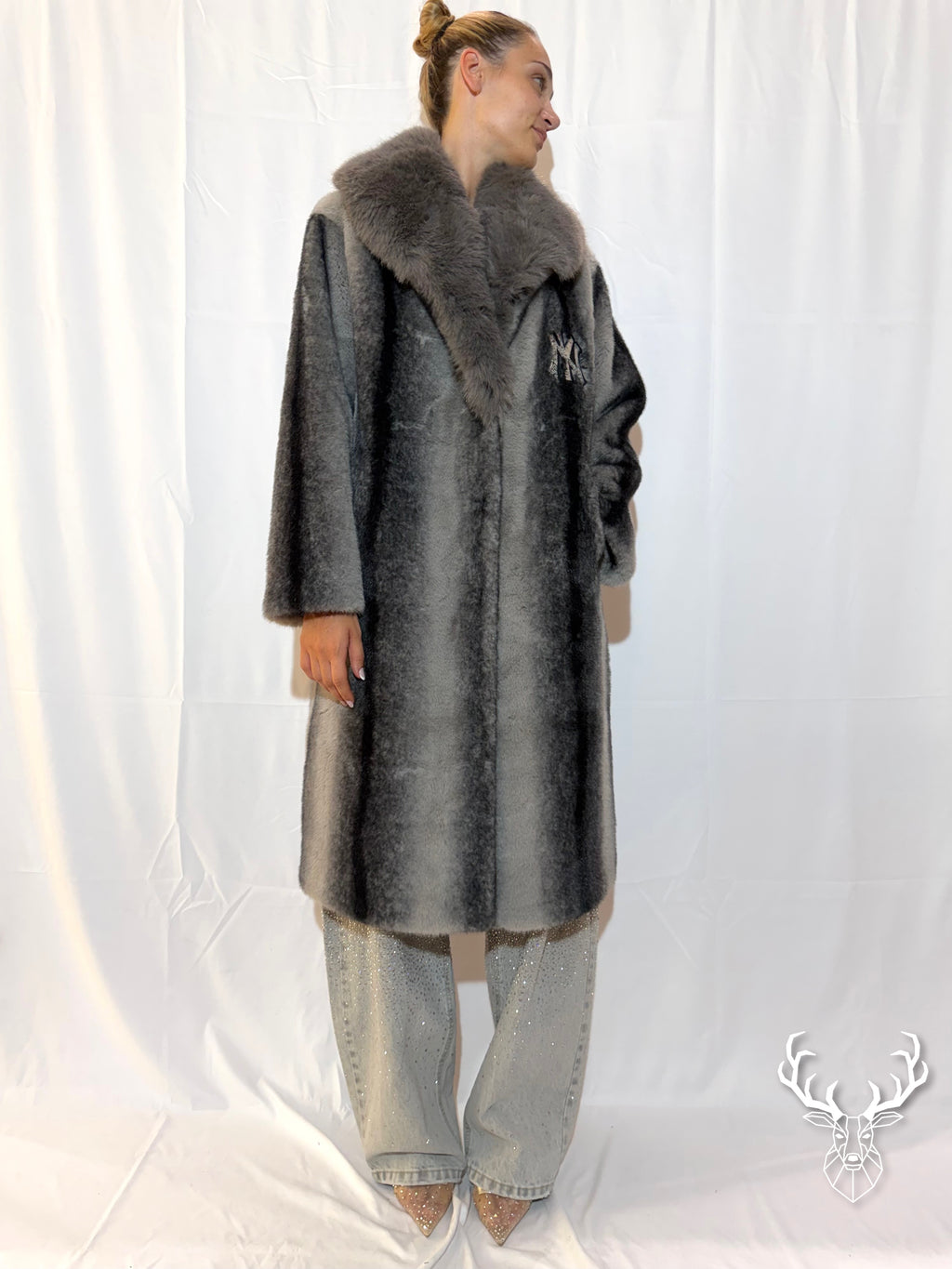 Cappotto Eco-Fur Grey 5Progress