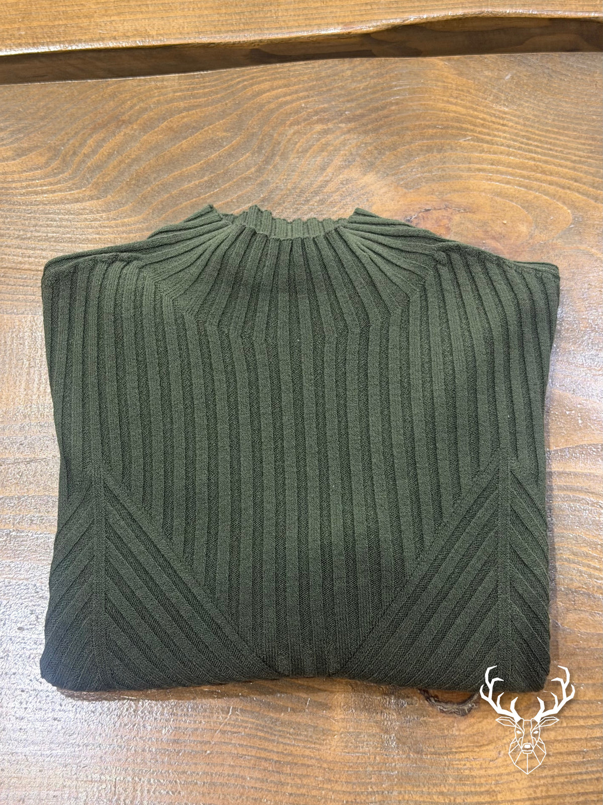 Maglia Mezzo Collo a Coste Kontatto