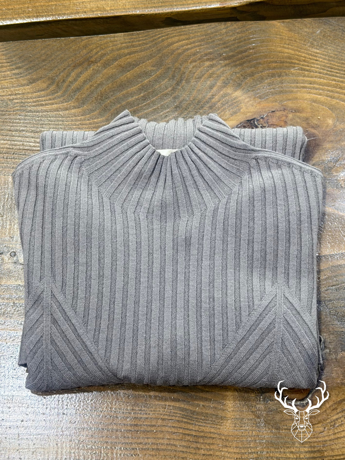 Maglia Mezzo Collo a Coste Kontatto