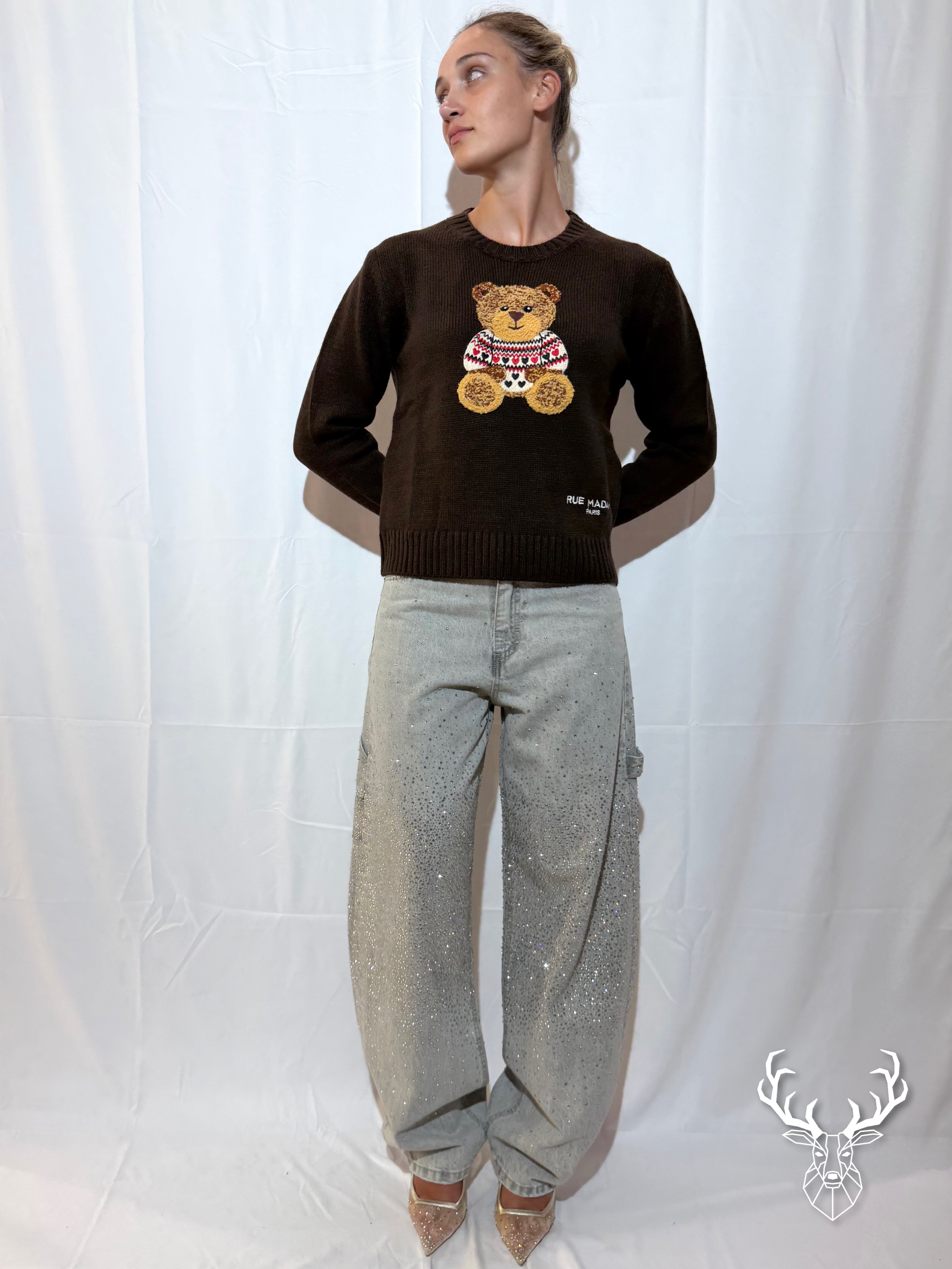 Marvin Love Jumper Brown Rue Madam Paris