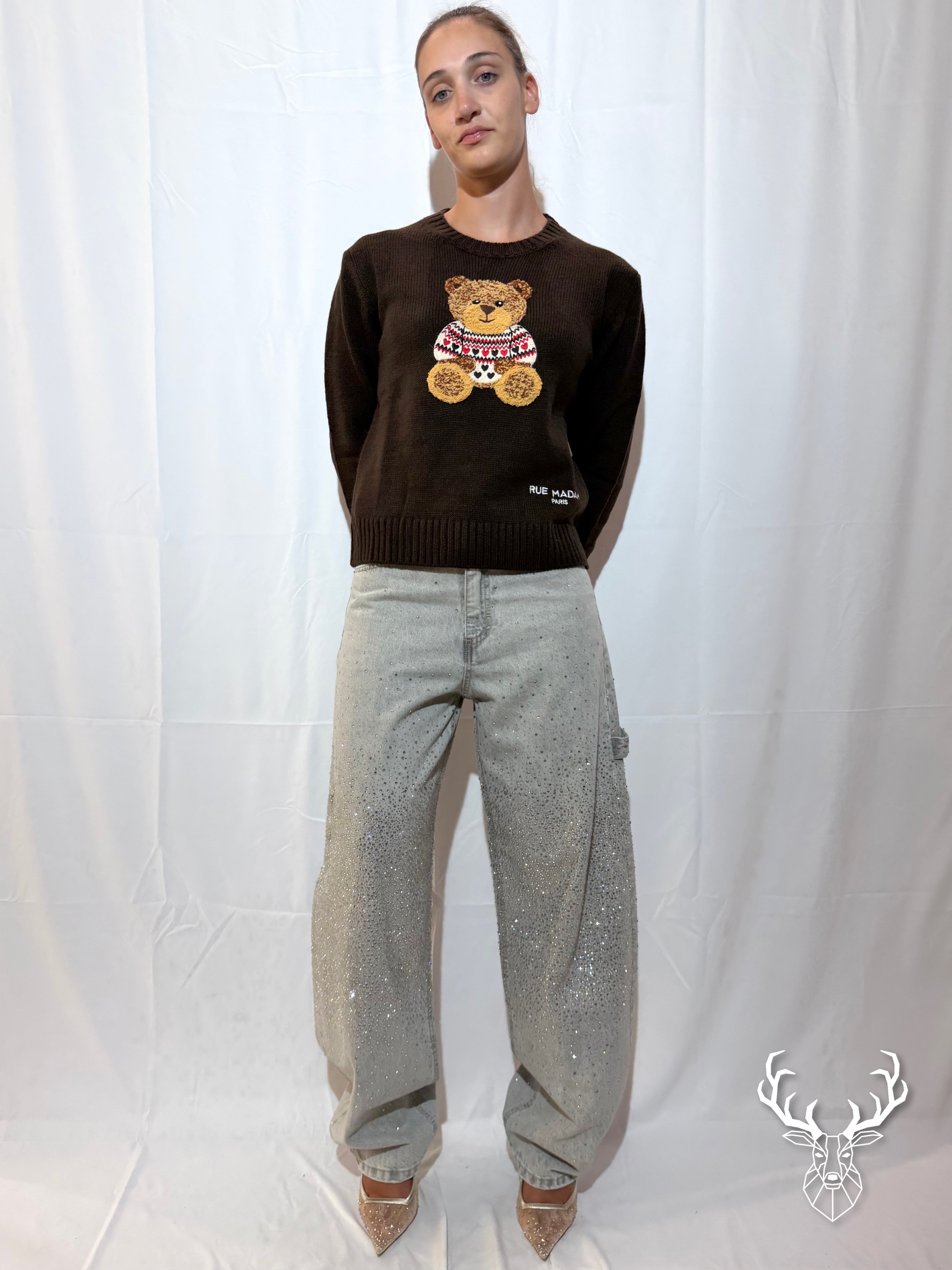 Marvin Love Jumper Brown Rue Madam Paris