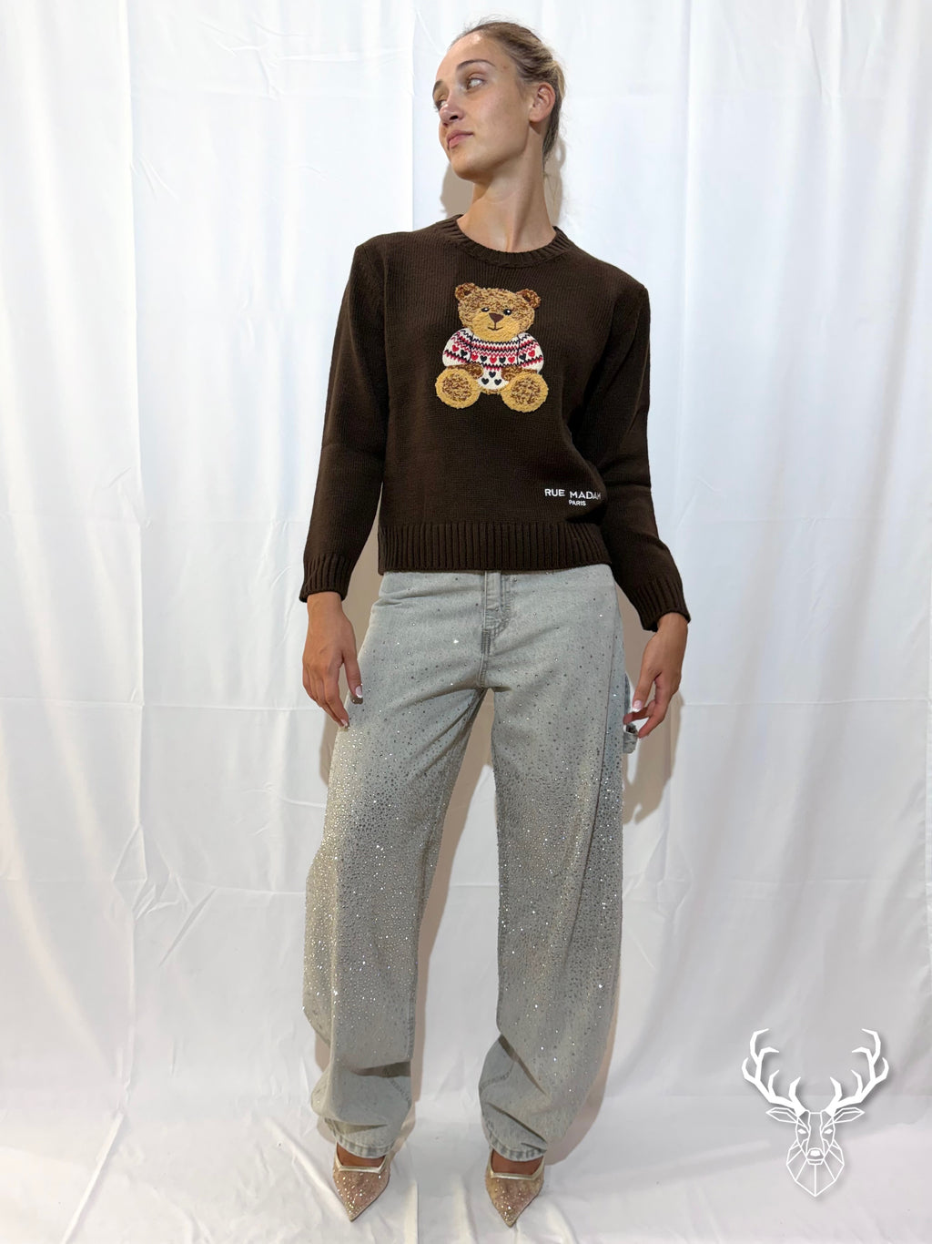 Marvin Love Jumper Brown Rue Madam Paris
