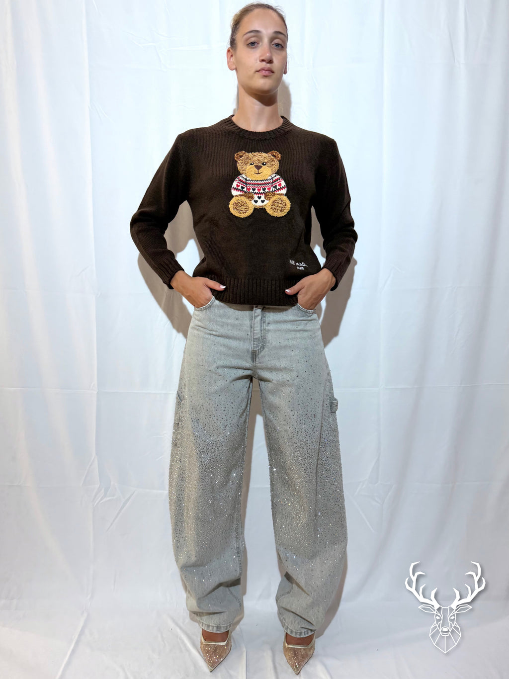Marvin Love Jumper Brown Rue Madam Paris