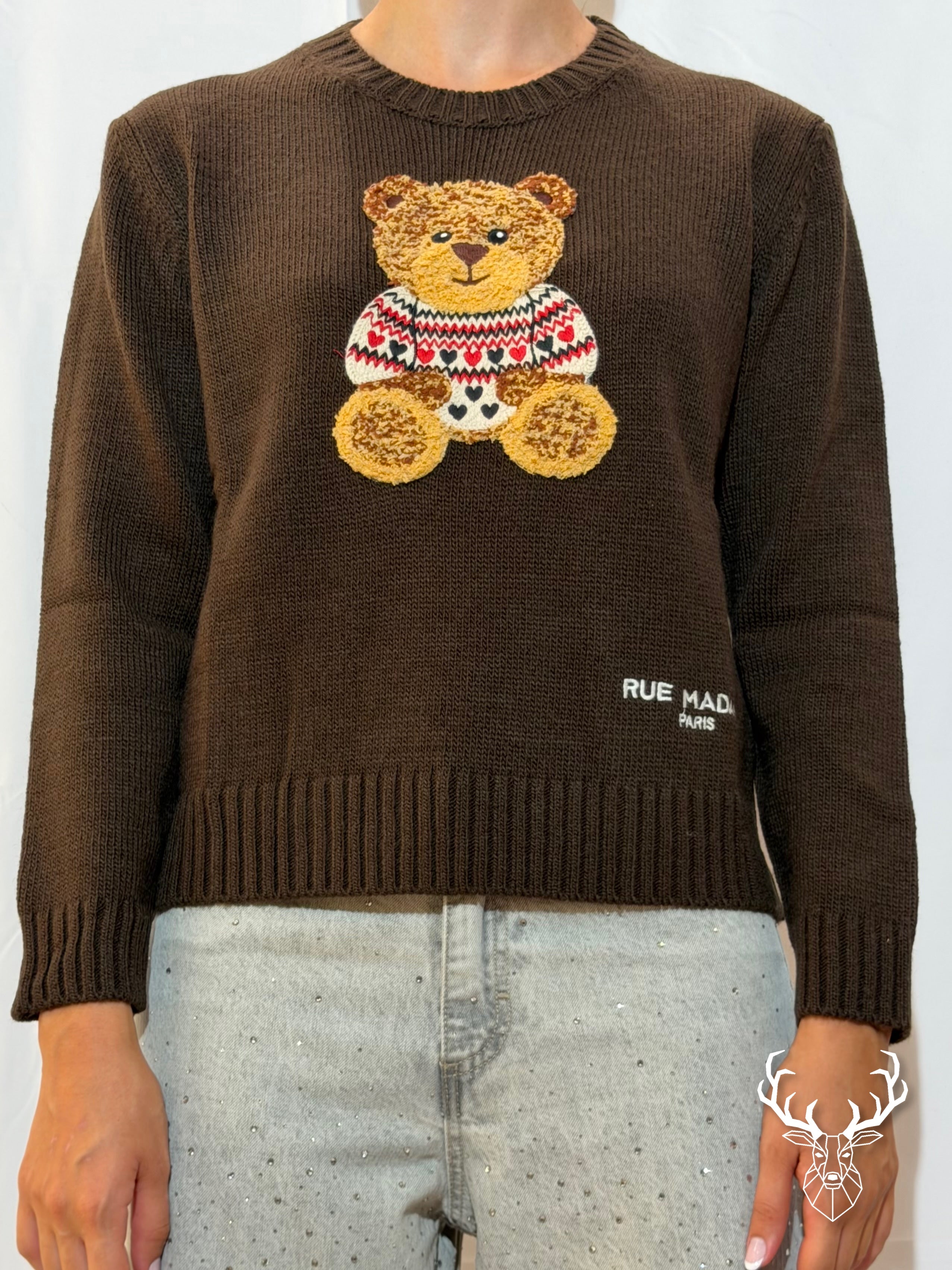 Marvin Love Jumper Brown Rue Madam Paris