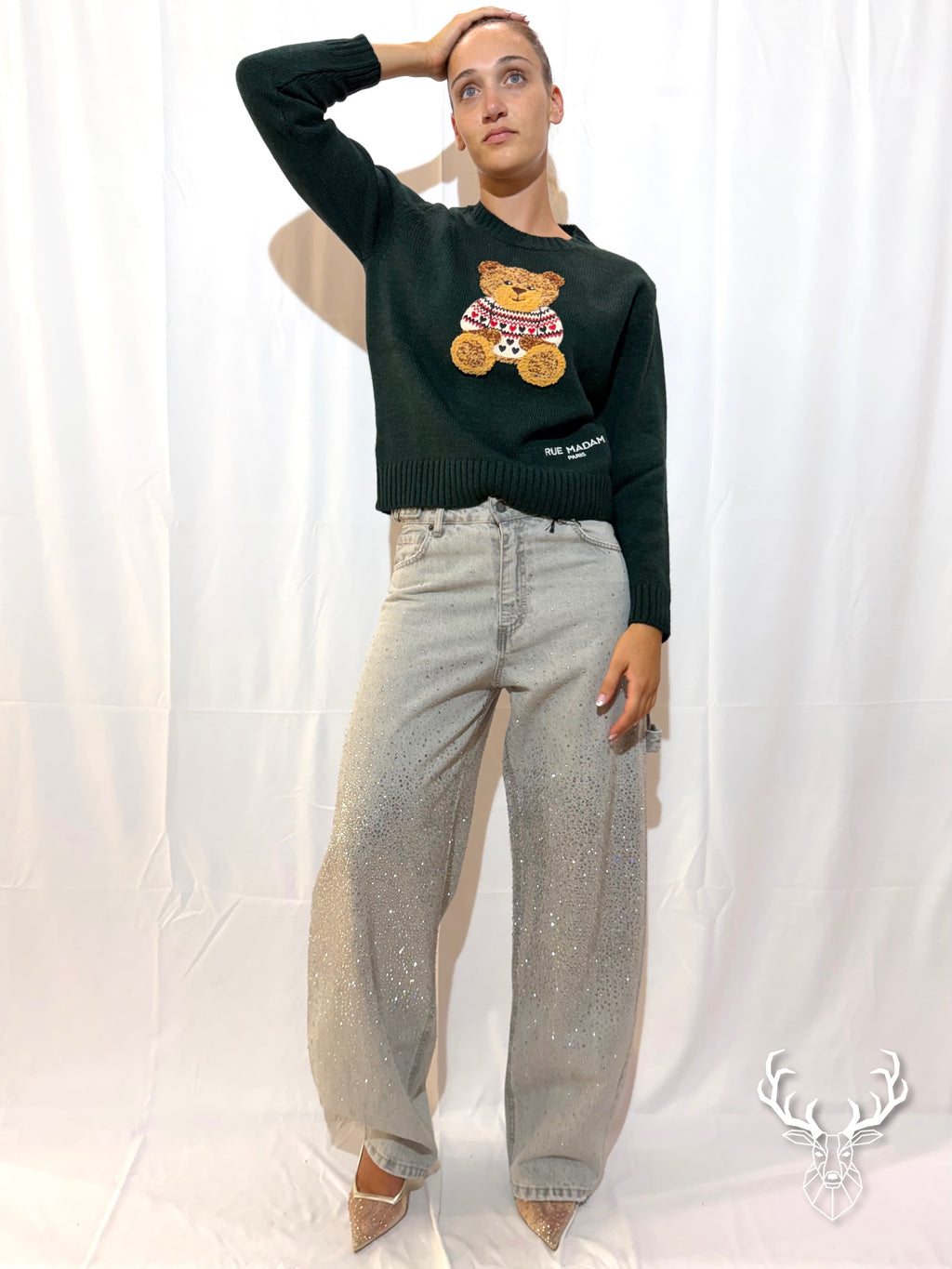Marvin Love Jumper Forest Rue Madam Paris