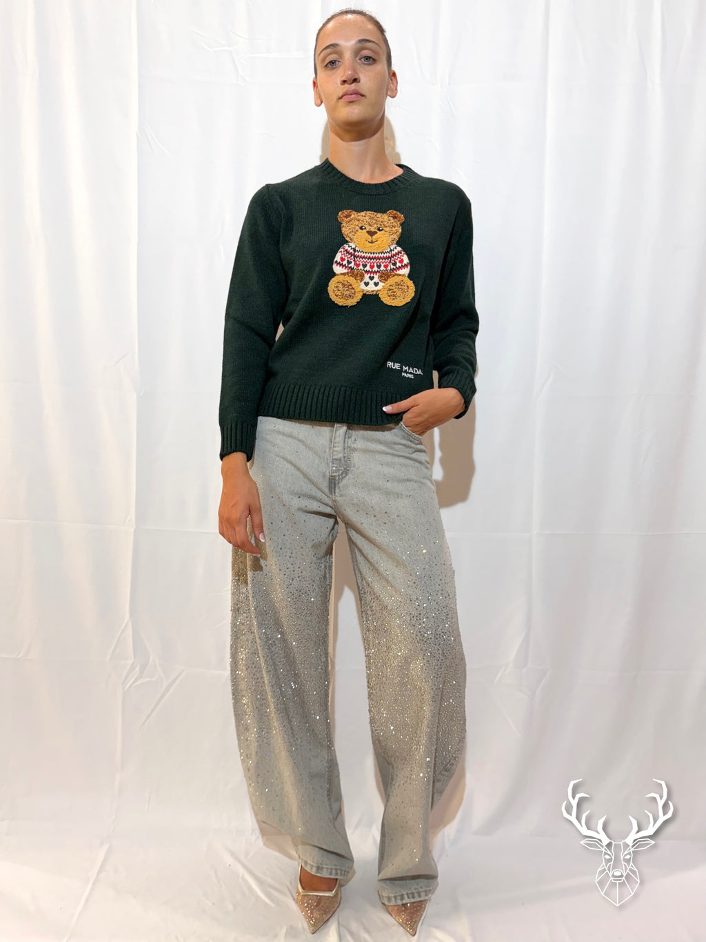Marvin Love Jumper Forest Rue Madam Paris